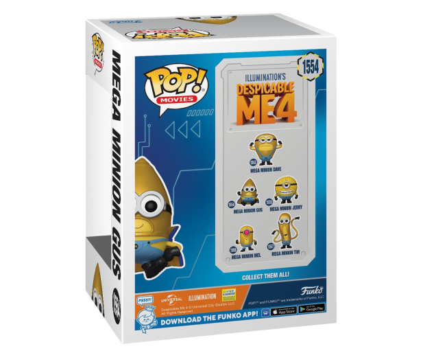 Funko POP Movies: Despicable Me 4 - Mega Minion Gus - 1280459 - zdjęcie 4